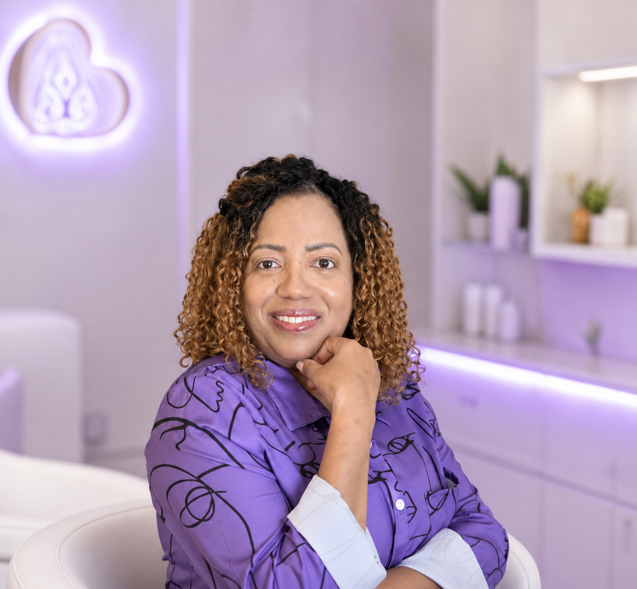 Gail A. Mahabir, licensed esthetician and founder of tatufacials